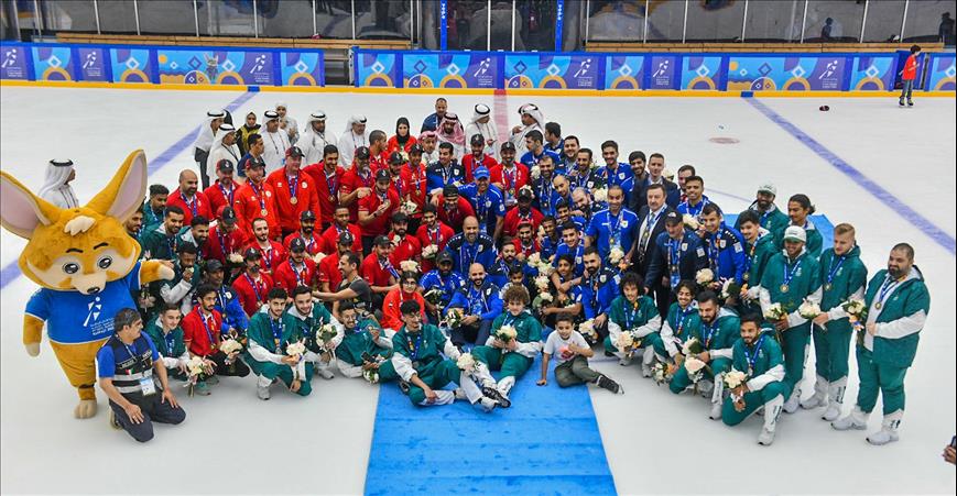 UAE Ice Hockey Team Claim Title Of 3Rd GCC Games Kuwait '22