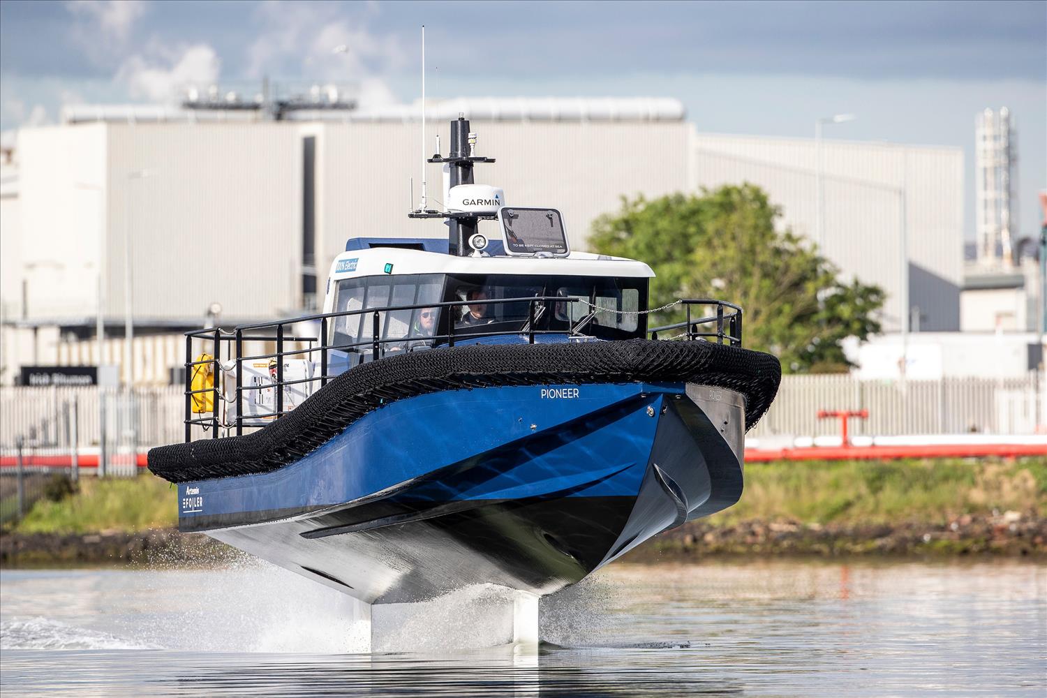 Artemis Technologies Launches The World's First Commercially Viable Zero-Emission 100% Electric Foiling Workboats
