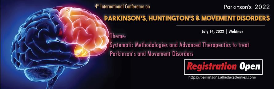 4Th International Conference On Parkinson's, Huntington's & Movement Disorders