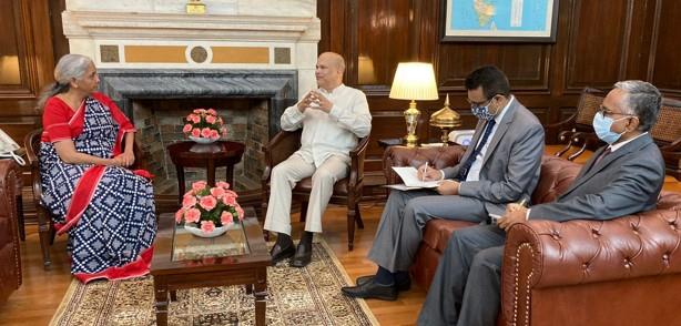 Indian Finance Minister Assures Lankan Envoy, India's Full Support For Lanka's Economic Recovery