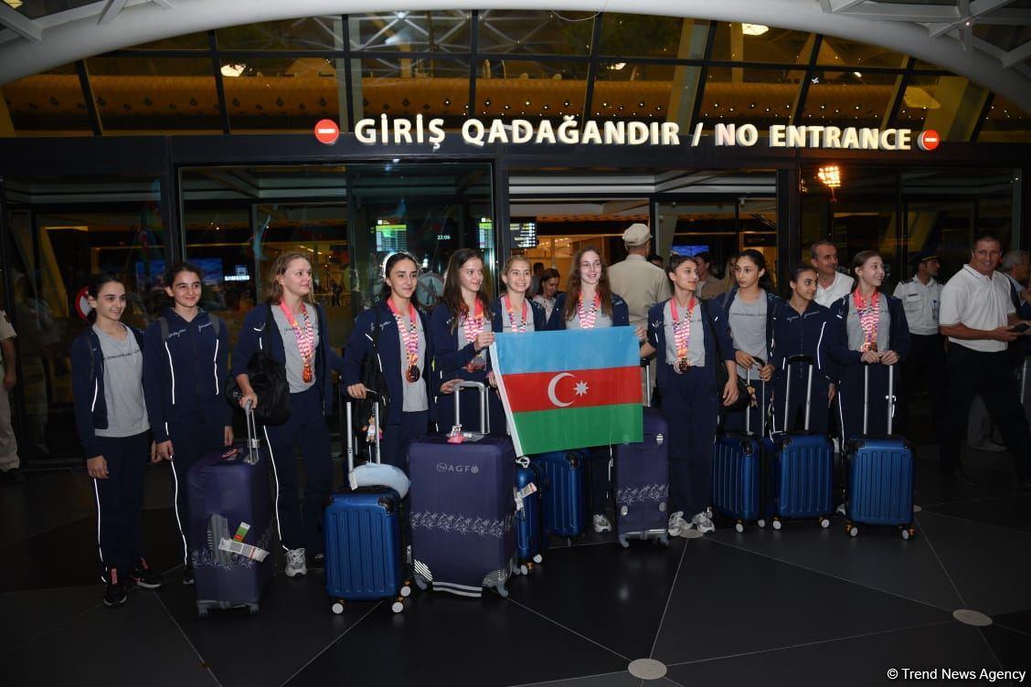 Azerbaijani Gymnasts Return From European Championship In Israel With Four Medals (PHOTO)