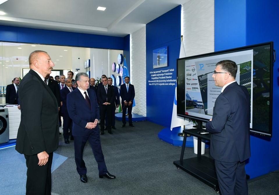 President Ilham Aliyev And President Shavkat Mirziyoyev View Activity Of Technopark LLC In Tashkent (PHOTO)