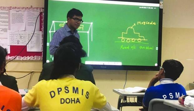 DPS-MIS Alumnus Turns Teacher For A Week