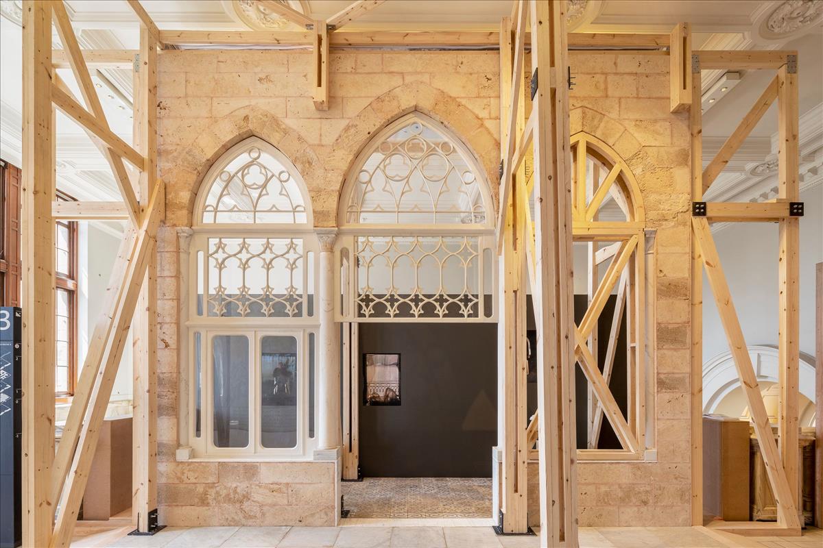 Historic Beirut House Damaged In City's Devastating Port Explosion Is Reconstructed At Victoria & Albert Museum