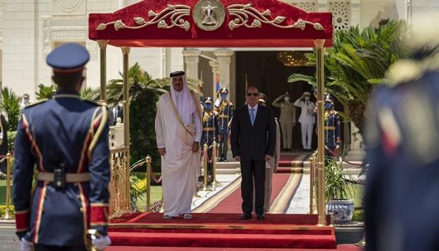 Egypt Hosts Official Reception Ceremony For The Amir In Cairo