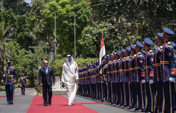 Egypt Hosts Official Reception For Amir In Cairo