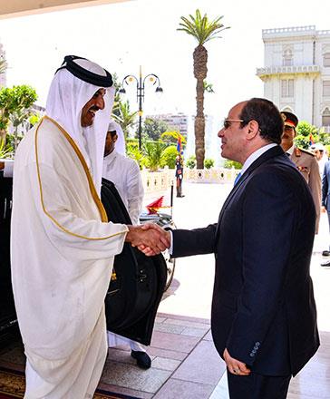 Qatar And Egypt Cement Rapprochement On Emir's Cairo Visit