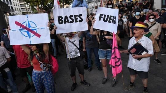 احتجاجات مناهضة لحلف الناتو في مدريد