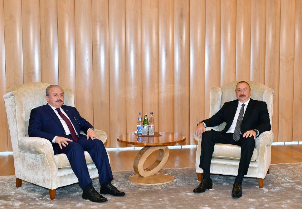 Azerbaijani President Receives Speaker Of Grand National Assembly Of Turkiye