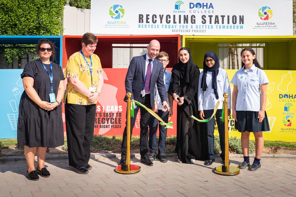 Doha College Collaborates With EPR For Onsite Recycling Centre