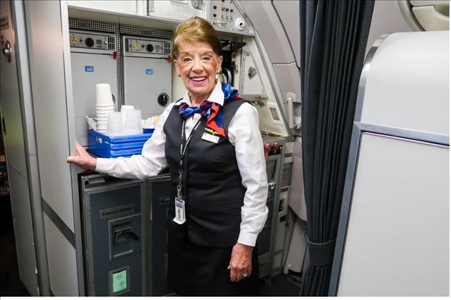 86-Year-Old Bette Nash Becomes The World's Longest-Serving Flight Attendant