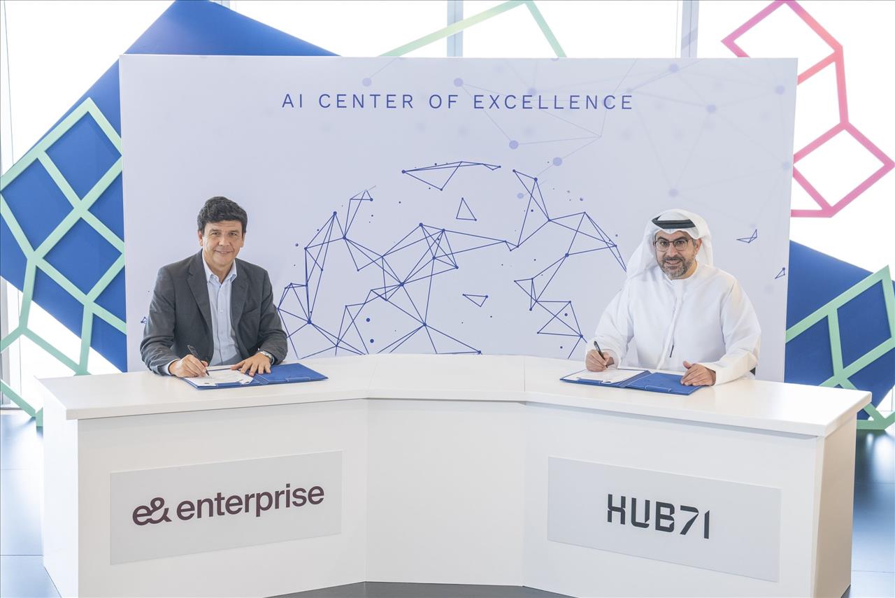 Hub71 And E& Enterprise To Launch The UAE's First AI Center Of Excellence (AI Coe) In Abu Dhabi