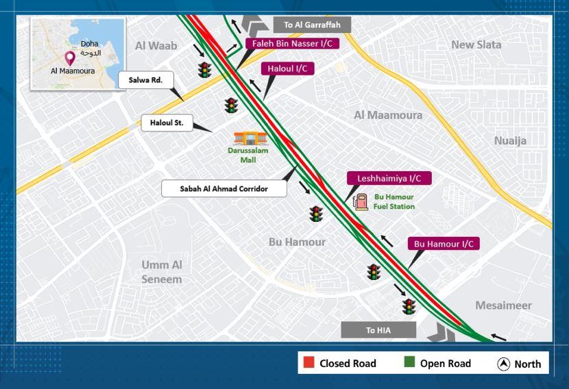 Road Closure On Sabah Al Ahmad Corridor For 4 Hours Daily Until July 7