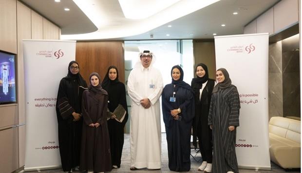 Qatar University Students Visit Commercial Bank As Part Of Their Internship Programme