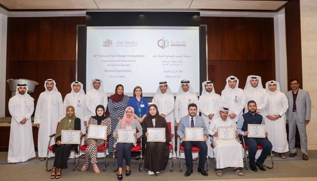 Qatargas Sponsors Best Overall Prize At 18Th Annual Plant Design Competition