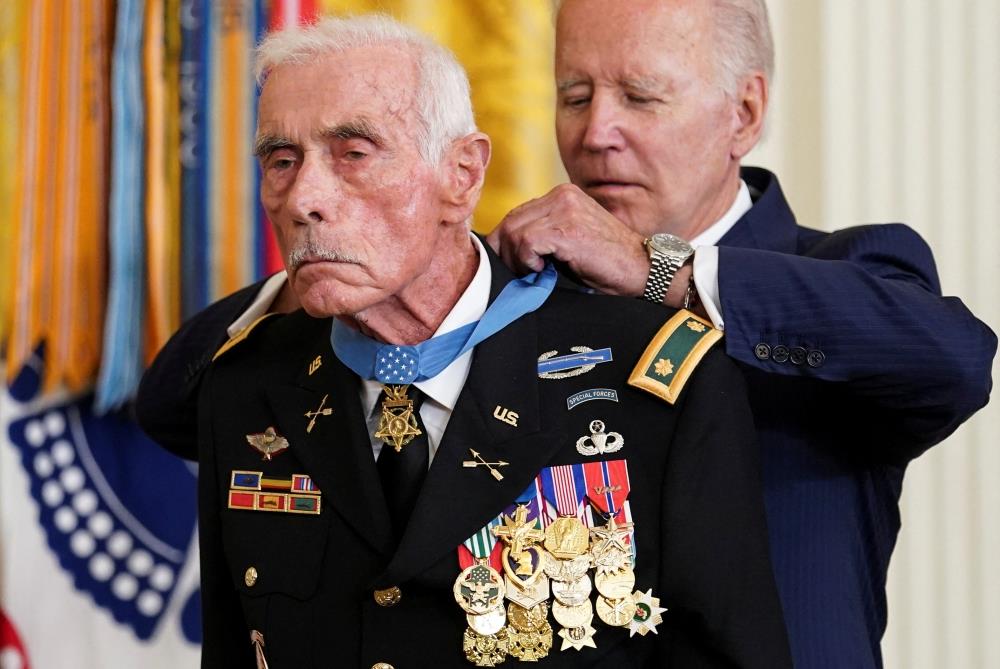 Biden Awards Medal Of Honor To 4 Soldiers For Vietnam Heroism