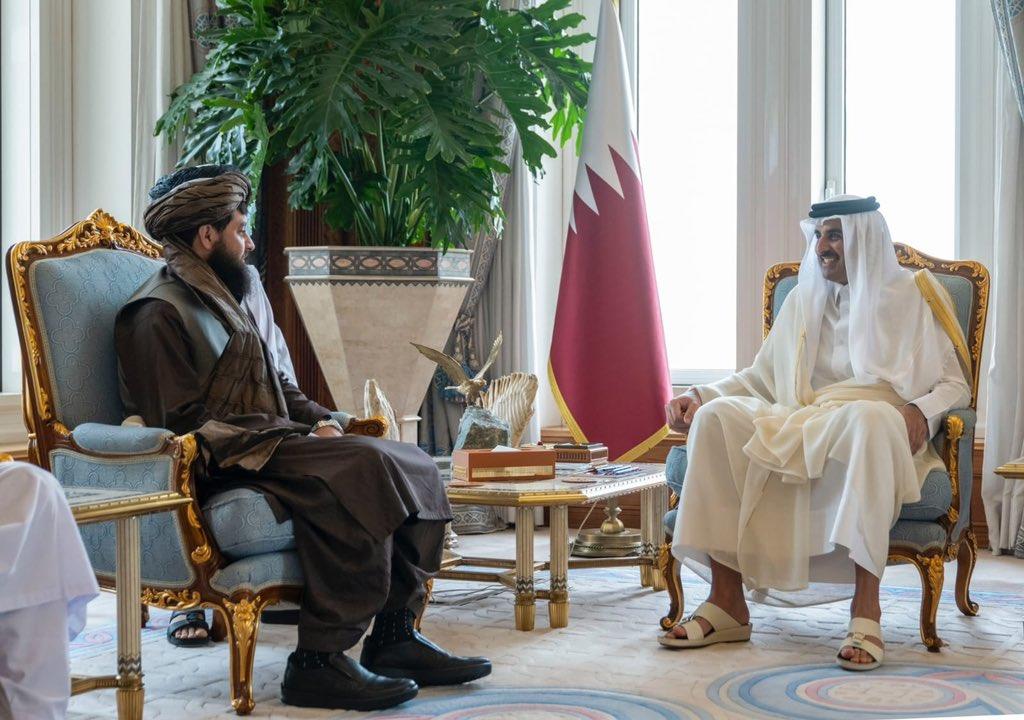 Taliban Defense Minister Tackles Bilateral Ties With Qatari Officials