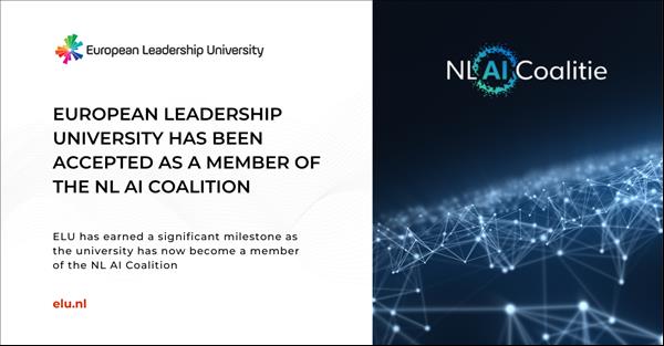 European Leadership University Has Been Accepted As A Member Of The NL AI Coalition