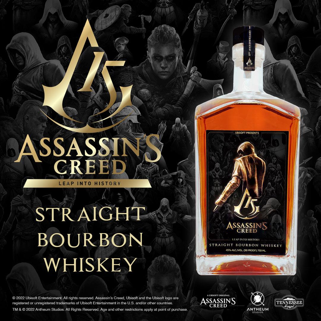Antheum Studios Releases Ubisoft's Assassin's Creed Straight Bourbon Whiskey