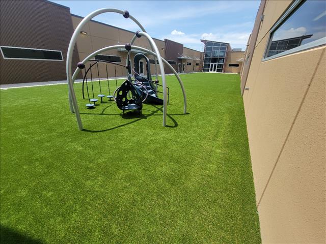 Luxe Blades Installs Synthetic Grass Playground Surface For BASIS Charter School