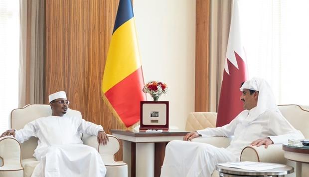 Amir Meets Chadian Leader