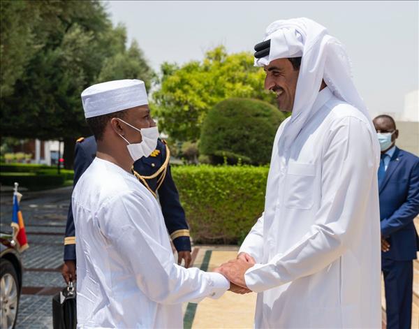 Amir Meets Chad's President Of The Transitional Military Council