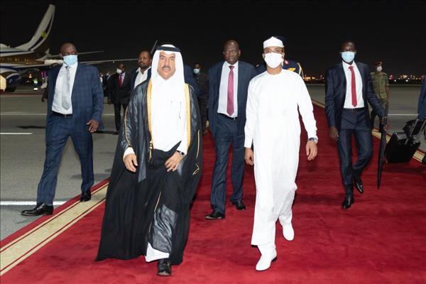 President Of Transitional Military Council Of Chad Arrives In Doha