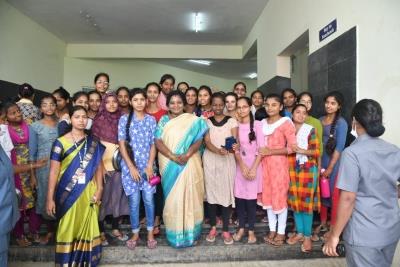  Telangana Guv Visits IIIT Basar, Interacts With Students 