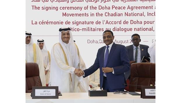 Chad Military Government, Opposition Groups Sign Doha Peace Agreement In Qatar