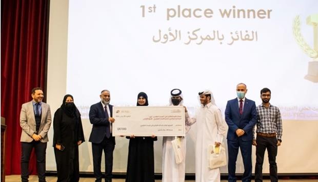 Two Qatari Students Students Succeed In Developing High-Efficiency Battery In QU Competition