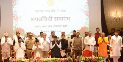  Shinde-Fadnavis' All-Male Cabinet Has 18 Ministers, Three Tainted (Ld) 