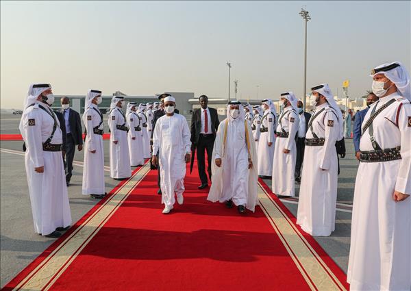 President Of Transitional Military Council Of Chad Leaves Doha