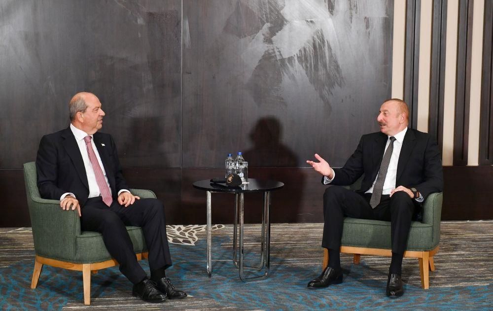 President Ilham Aliyev Receives President Of The Turkish Republic Of Northern Cyprus In Konya