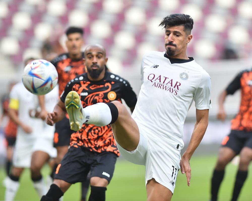 Bounedjah Scores As Al Sadd Share Points With 10-Man Umm Salal
