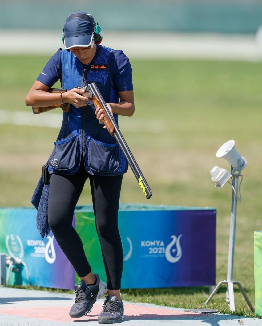 Kuwaiti Shooter Sara Al-Hawal Wins Gold In Trap