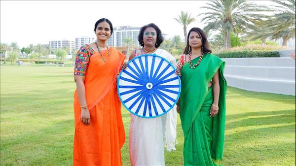 UAE: Frontline Doctors Celebrate Indian Independence Day In Colourful Way