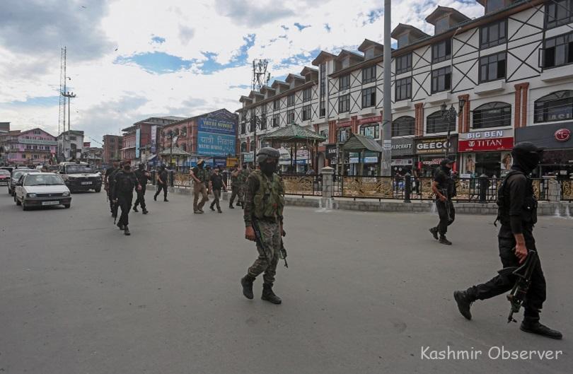 Aerial Surveillance, Ground Security Put In Place Across Kashmir