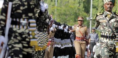  Heavy Police Security In TN During Independence Day Celebrations 