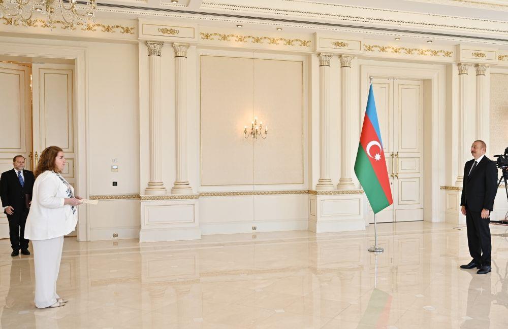 President Ilham Aliyev Receives Credentials Of Argentinian Ambassador