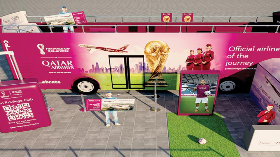 Qatar Airways Launches 'The Journey Tour' Across Europe For FIFA WC22