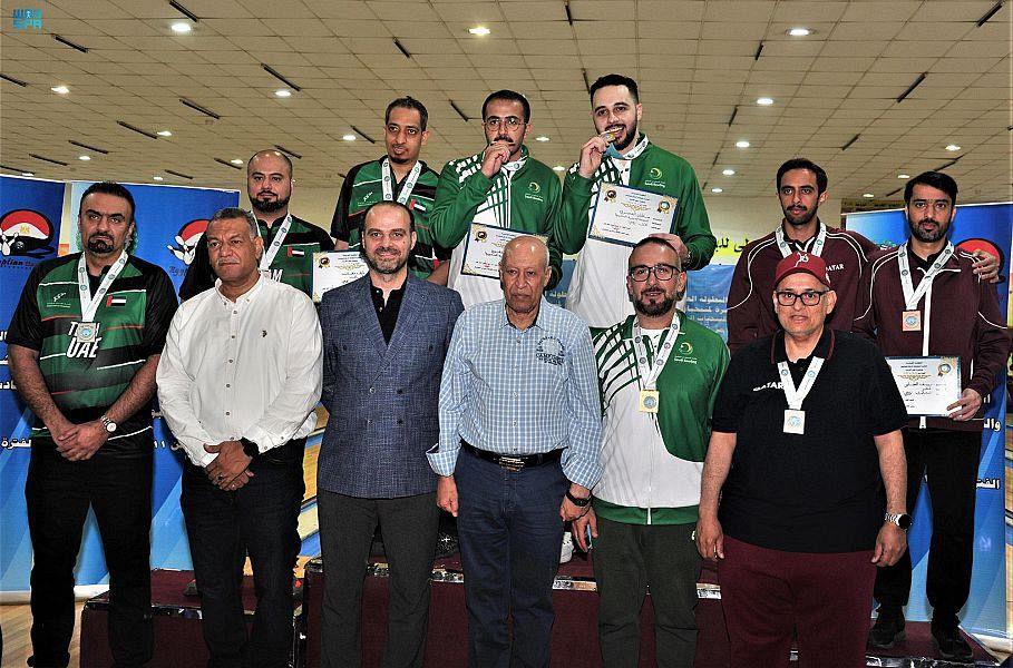 Saudi Bowling Team Wins Gold In Doubles In Arab Championships In Cairo
