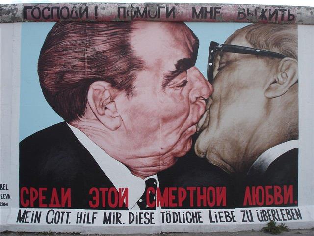 Russian Artist Dmitry Vrubel, Who Created Famous Brezhnev-Honecker Kiss Mural On Berlin Wall, Has Died Aged 62