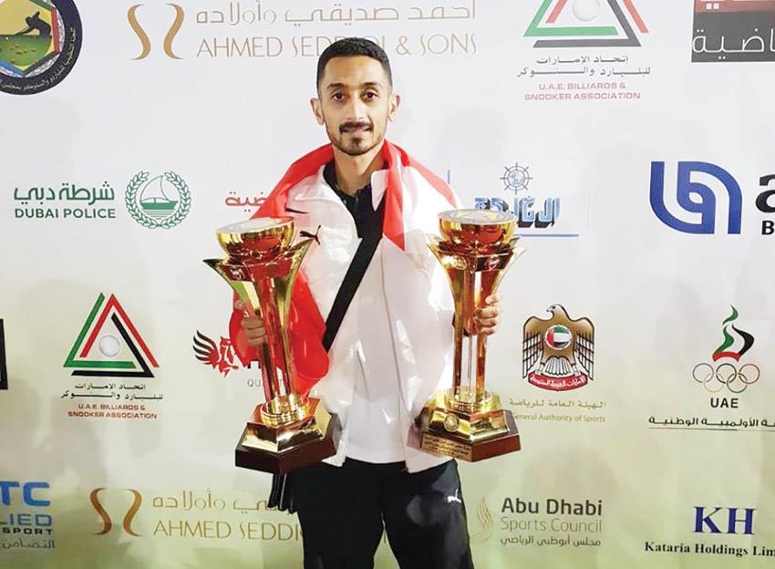 علي عبدالكريم ينتزع لقب البطولة التصنيفية الثانية للبليارد