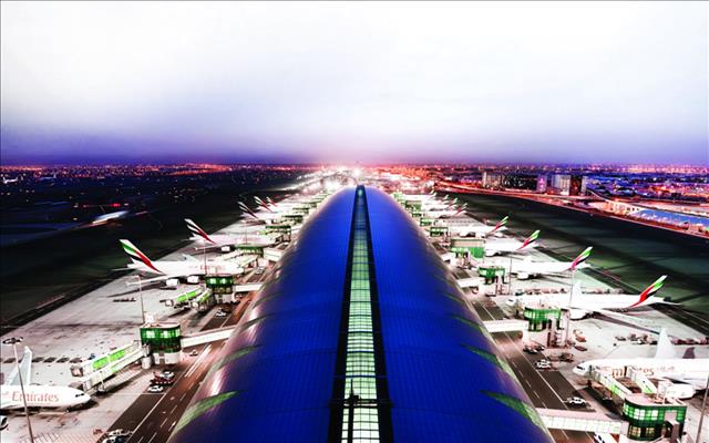 27.9 مليون مسافر عبر مطار دبي في النصف الأول' 