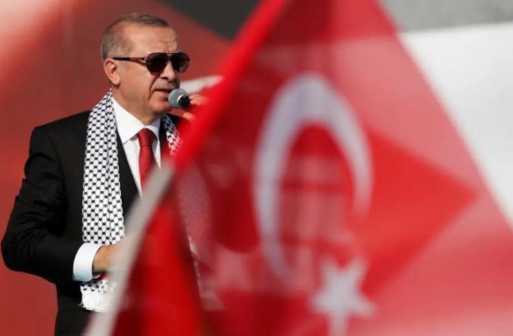 أردوغان يعبر عن ارتياحه من تقدم العلاقات مع اسرائيل