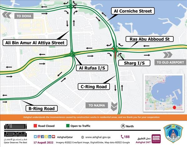 Temporary Road Closure On Ras Abu Abboud St From Aug 18