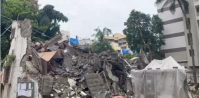  Dilapidated 4-Storey Building Crashes In Mumbai's Borivali Suburb 