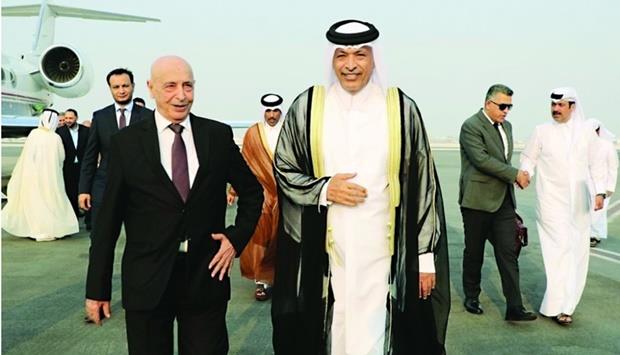 Libyan Speaker Arrives In Doha Libyan Speaker Arrives In Doha