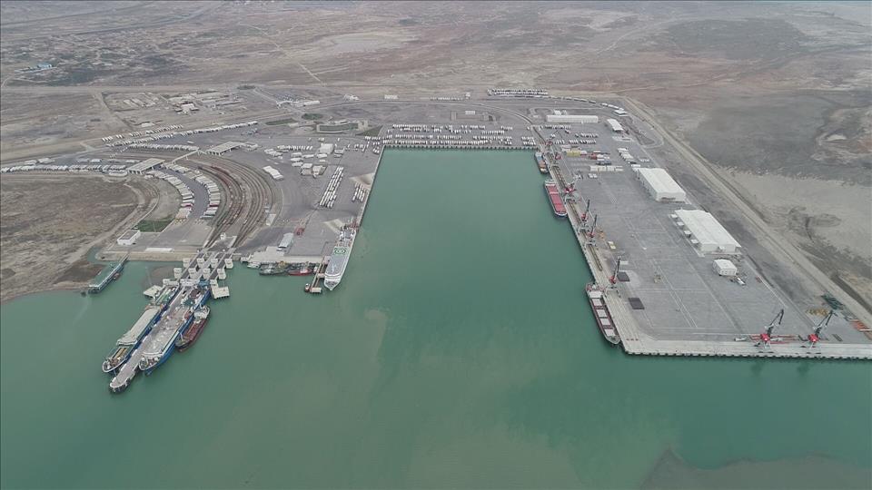 Kazakh Ship Arrives At Azerbaijan's Port Of Baku