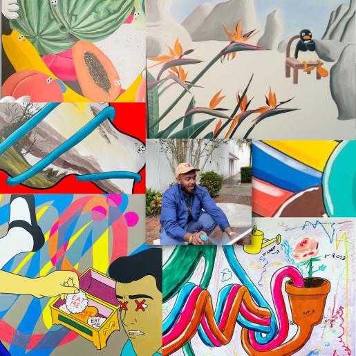 Meet The Major Lazer Music Producer Whose Contemporary Art Paintings Are Going Viral -- LLPR